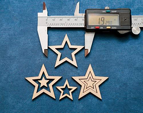Star Cutouts Double Printed
