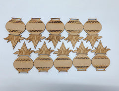 mdf boards cut out for art, board cut out Kalash shape, mdf wall decoration, hardboard for painting, hardboard Kalash shapes for decor