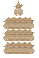 mdf boards cut out for art, board cut out Kalash shape, mdf wall decoration, hardboard for painting, hardboard Kalash shapes for decor