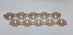 mdf boards cut out for art, board cut out lotus shape, mdf wall decoration, hardboard for painting, hardboard lotus shapes for décor