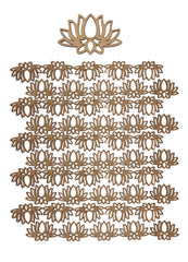 mdf boards cut out for art, board cut out lotus shape, mdf wall decoration, hardboard for painting, hardboard lotus shapes for décor
