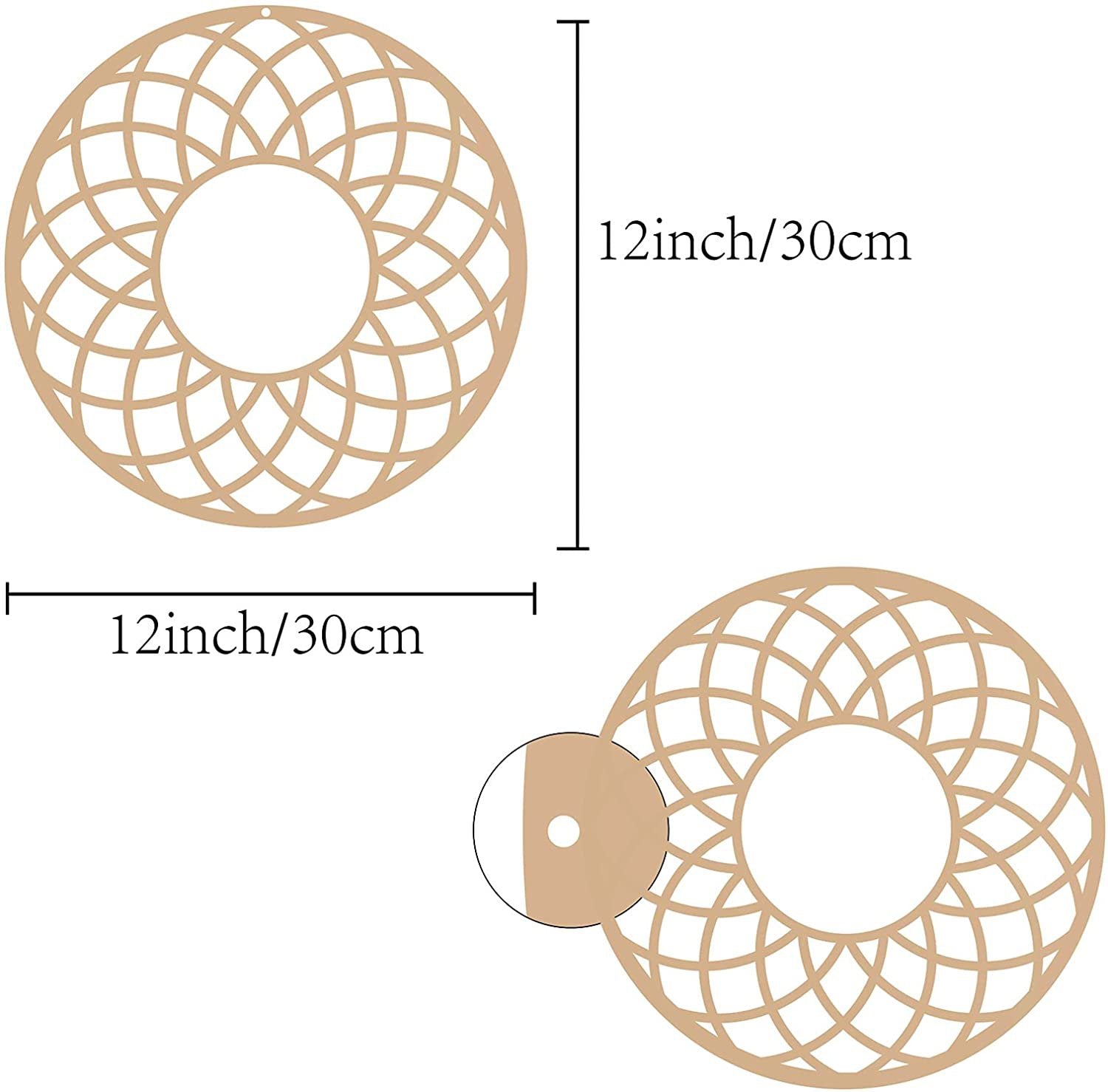 wall art board mandal design, laser cut Flower Torus wall hanging, Flower Torus, wall hanging laser cut flower, wooden wall art board mandal