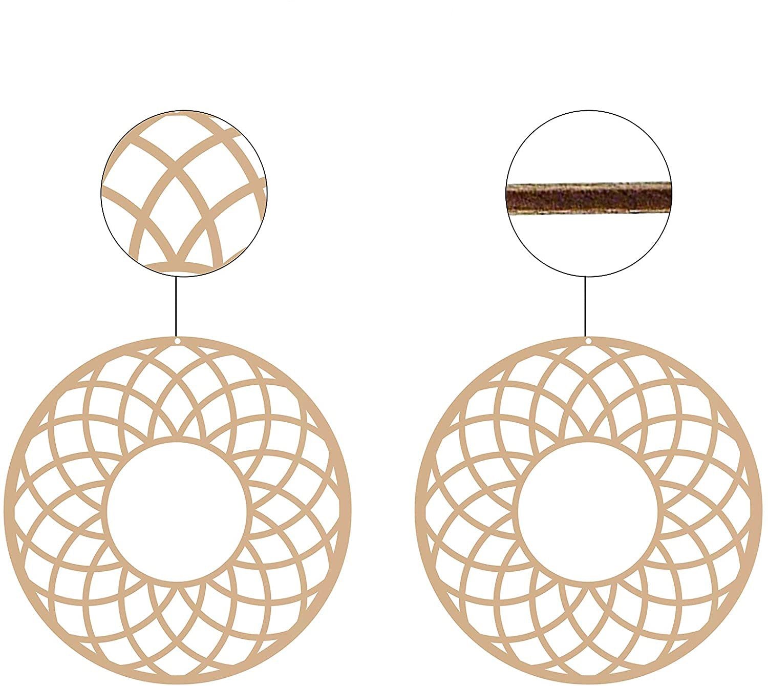 wall art board mandal design, laser cut Flower Torus wall hanging, Flower Torus, wall hanging laser cut flower, wooden wall art board mandal