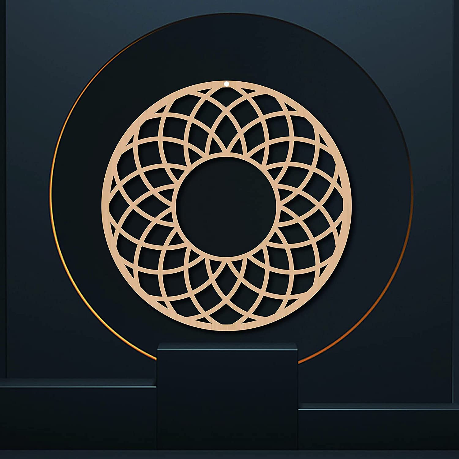wall art board mandal design, laser cut Flower Torus wall hanging, Flower Torus, wall hanging laser cut flower, wooden wall art board mandal