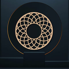 wall art board mandal design, laser cut Flower Torus wall hanging, Flower Torus, wall hanging laser cut flower, wooden wall art board mandal