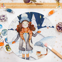 circle cutouts for painting