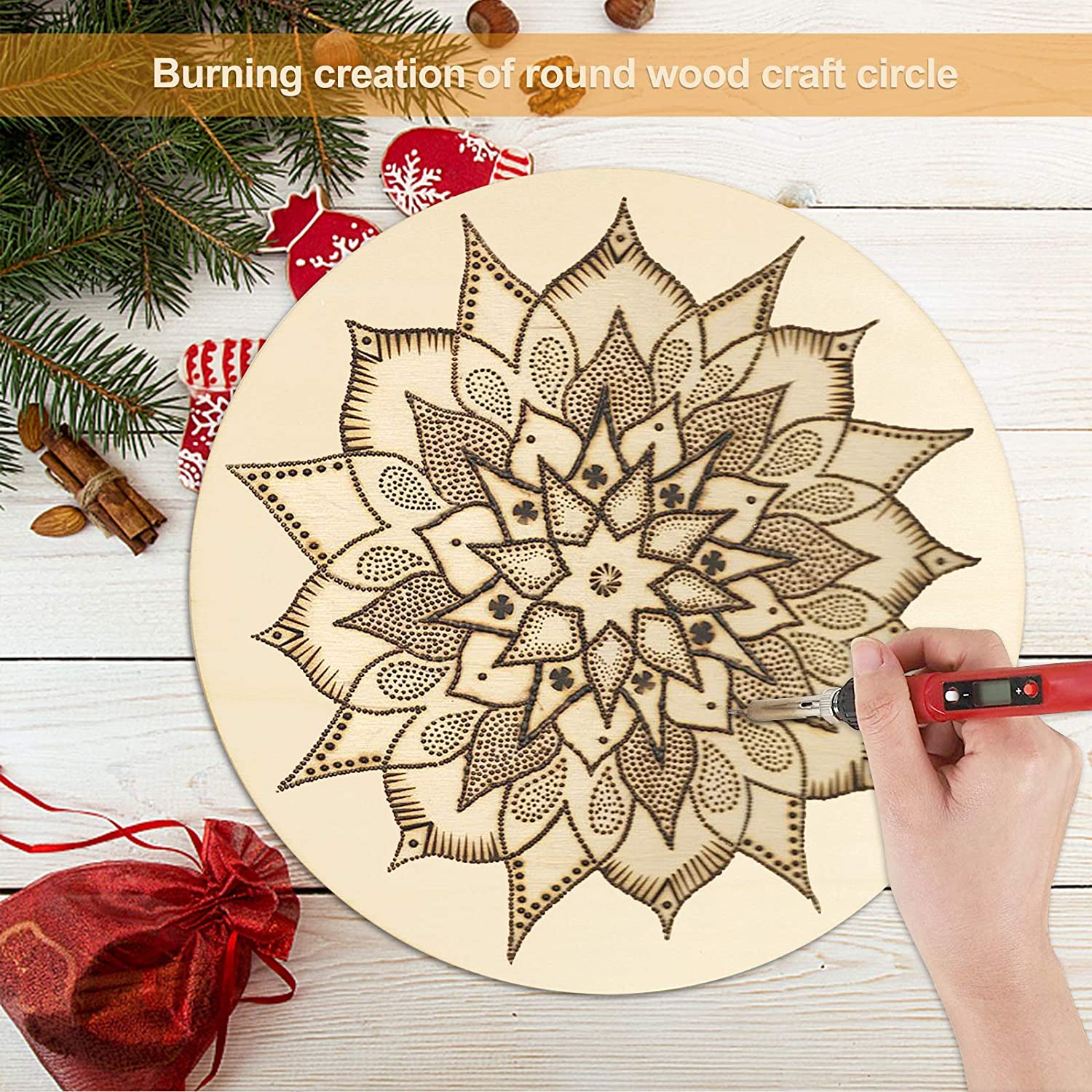 circle cutouts Blank slices
