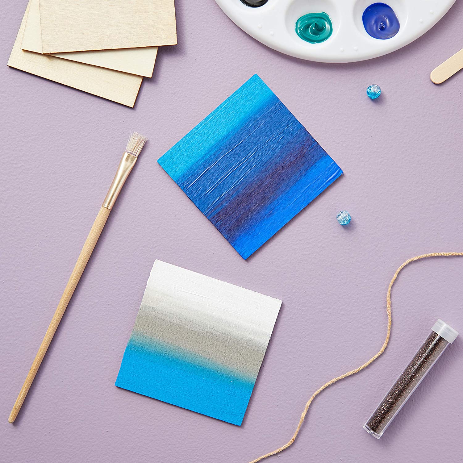 unfinished wooden cutouts