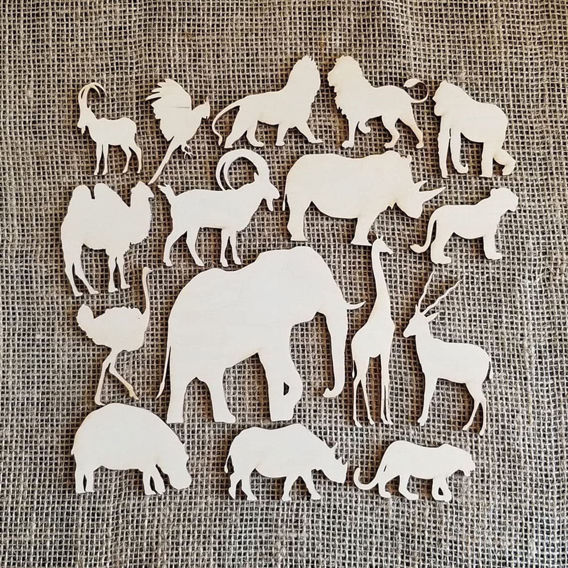 Tropical Animals Cutouts