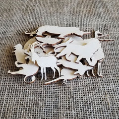 tropical Animals learning toy Cutouts for kids