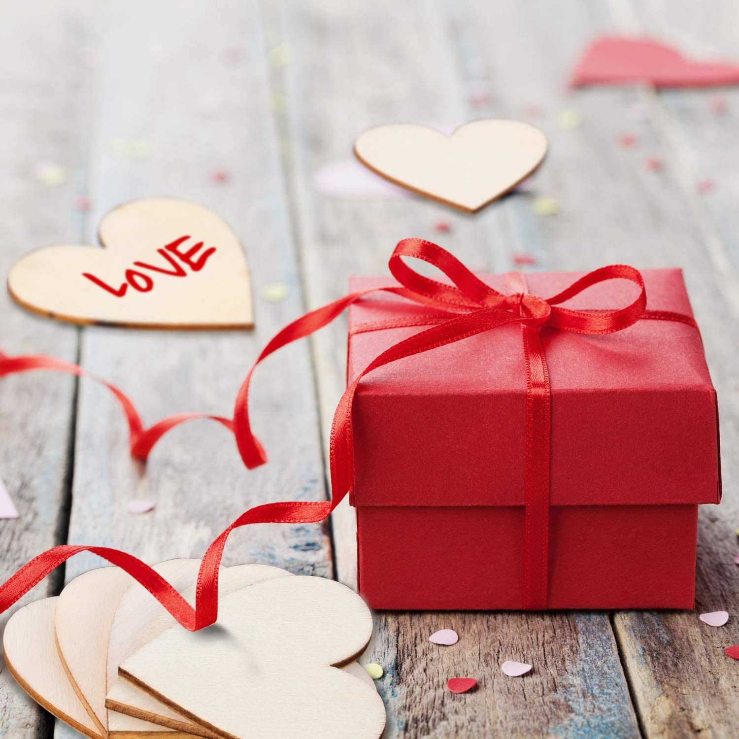 wooden heart shape