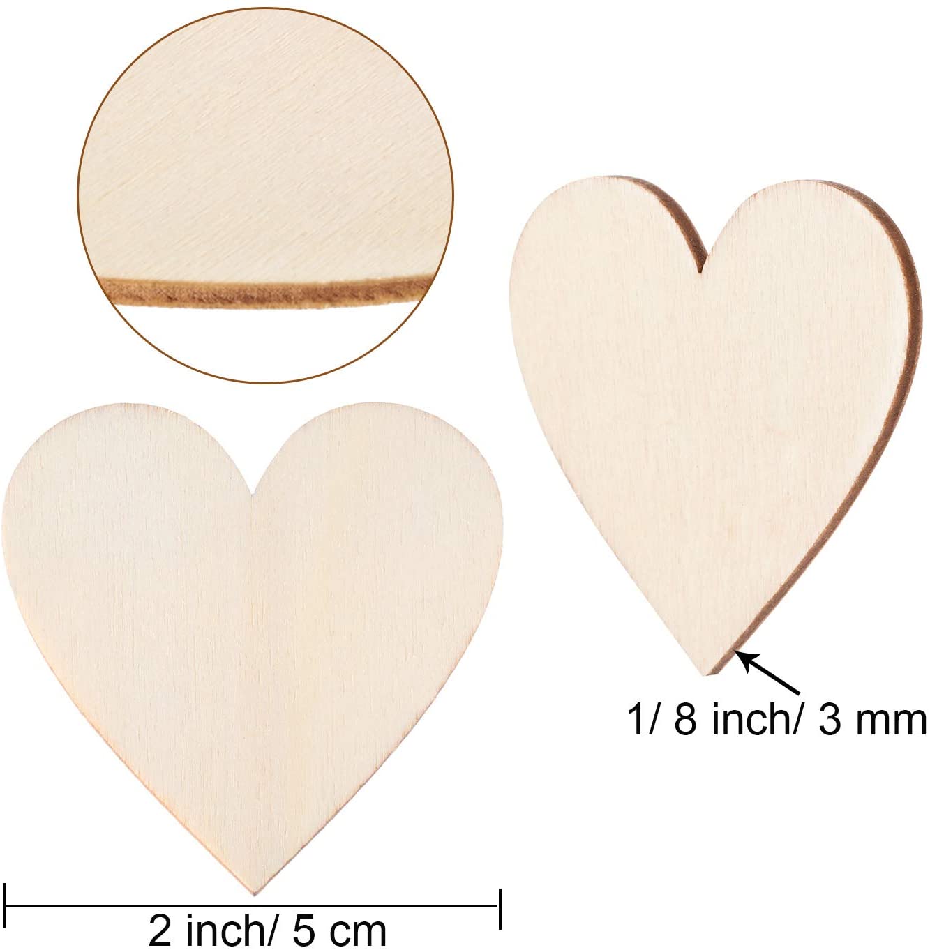 wooden heart shape