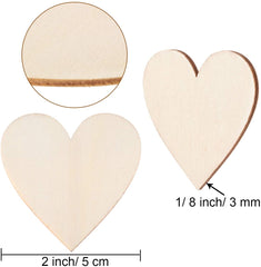 wooden heart shape