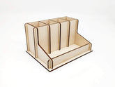 wooden cutout organizer