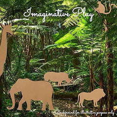 wooden animals for home decor