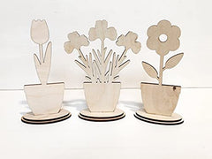 wooden cutouts are hand sanded