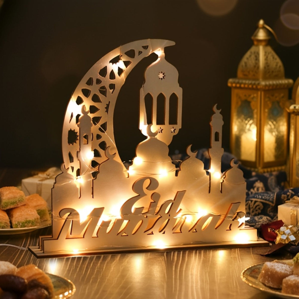 Eid Mubarak table decor