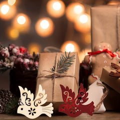 Wedding décor wooden dove shapes