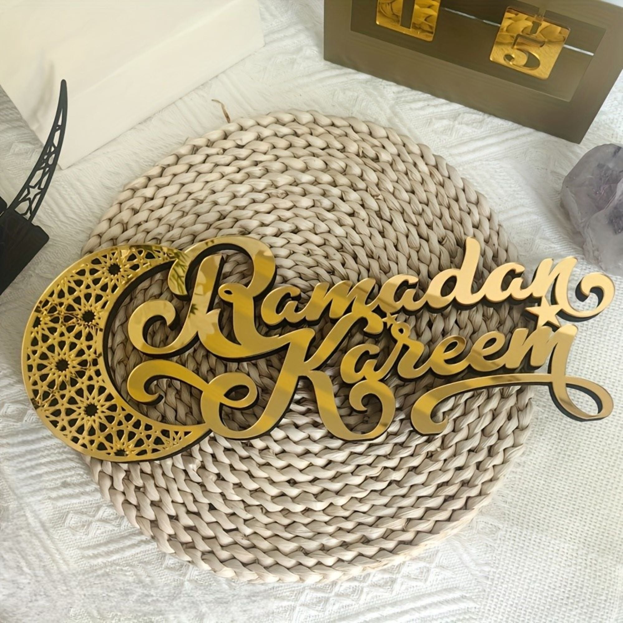 Ramadan Kareem desk decor showpiece
