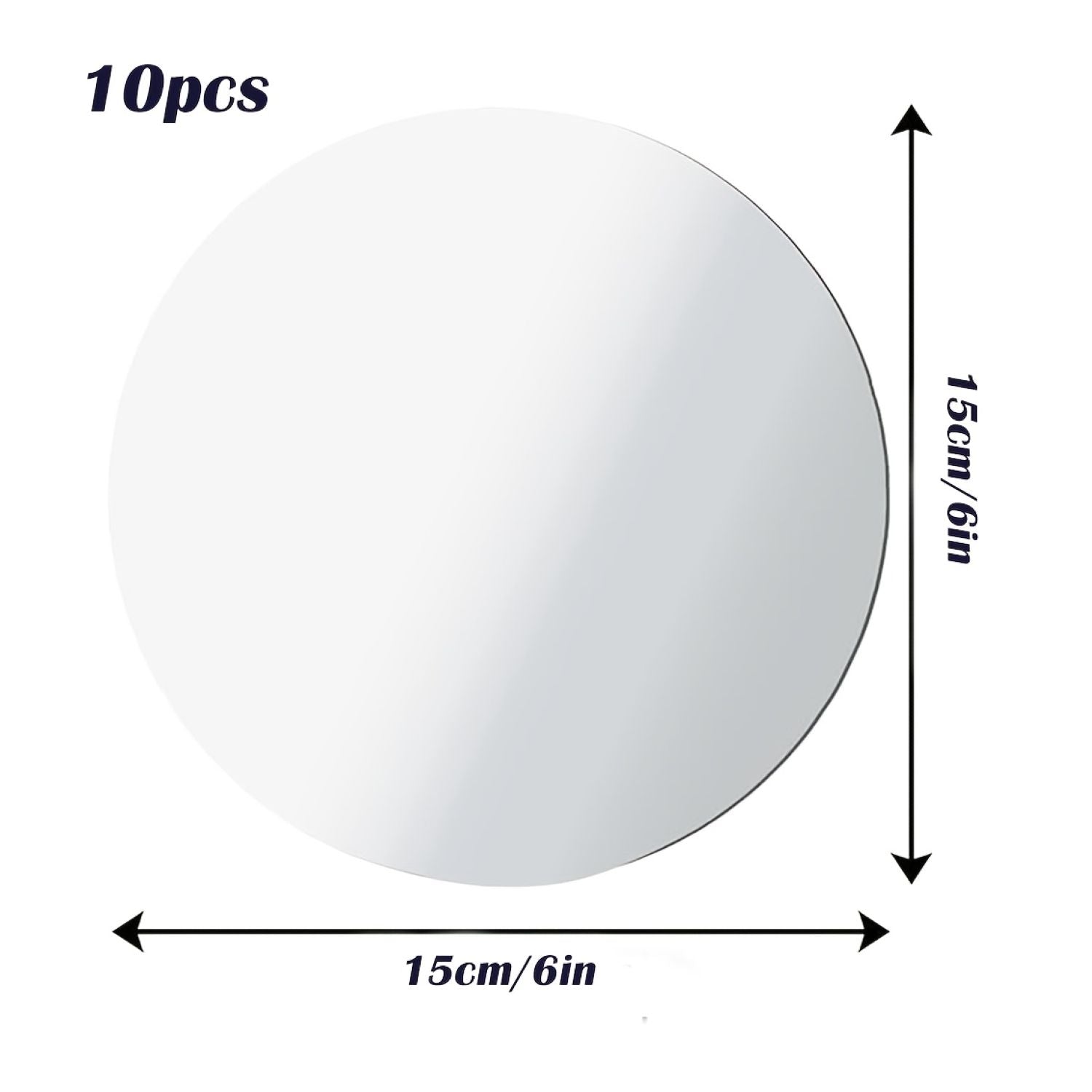 Self-Adhesive Mirror Decals