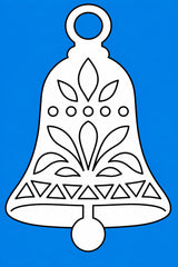 bell plastic stencil for diy art and craft painting