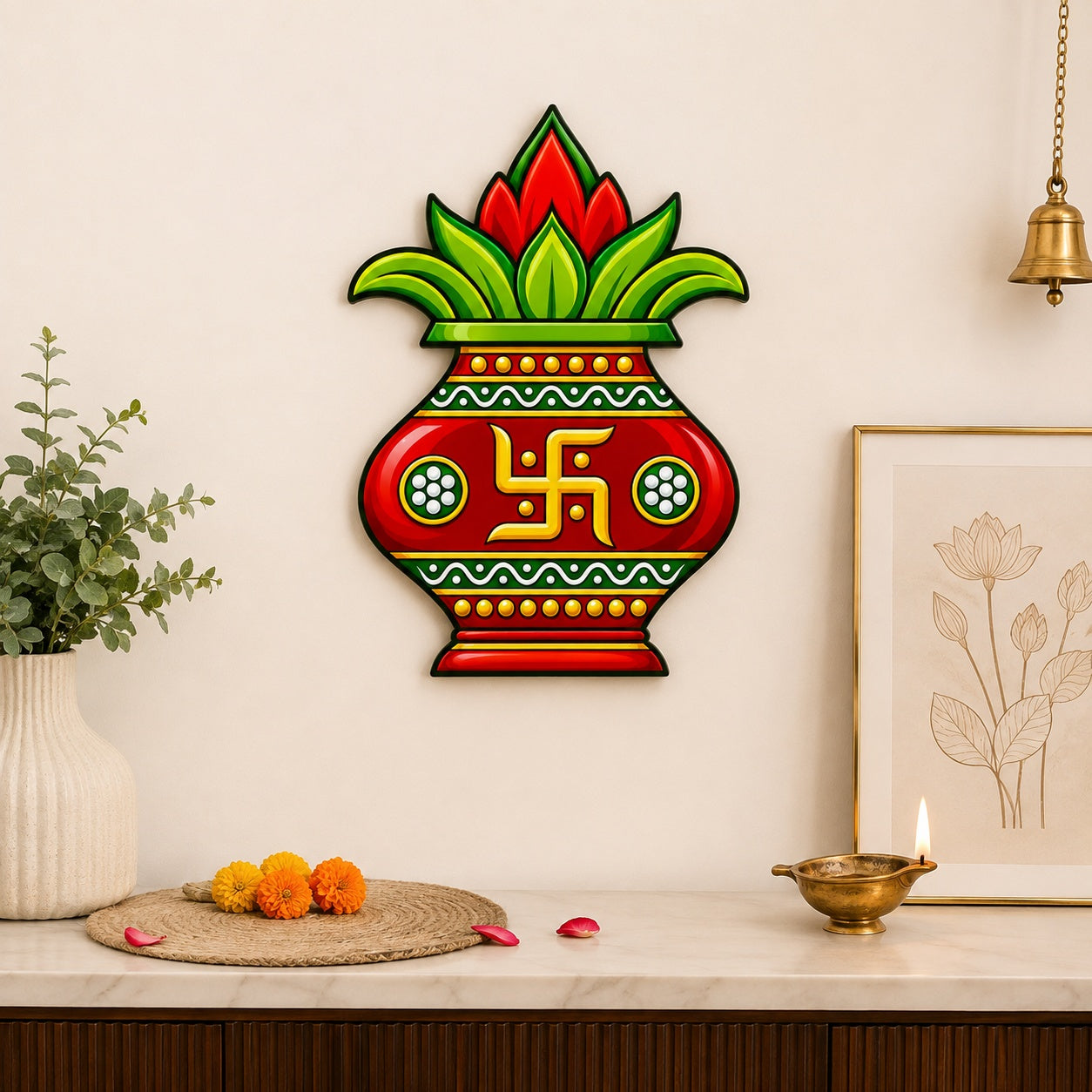 ready to hang Kalash decoration