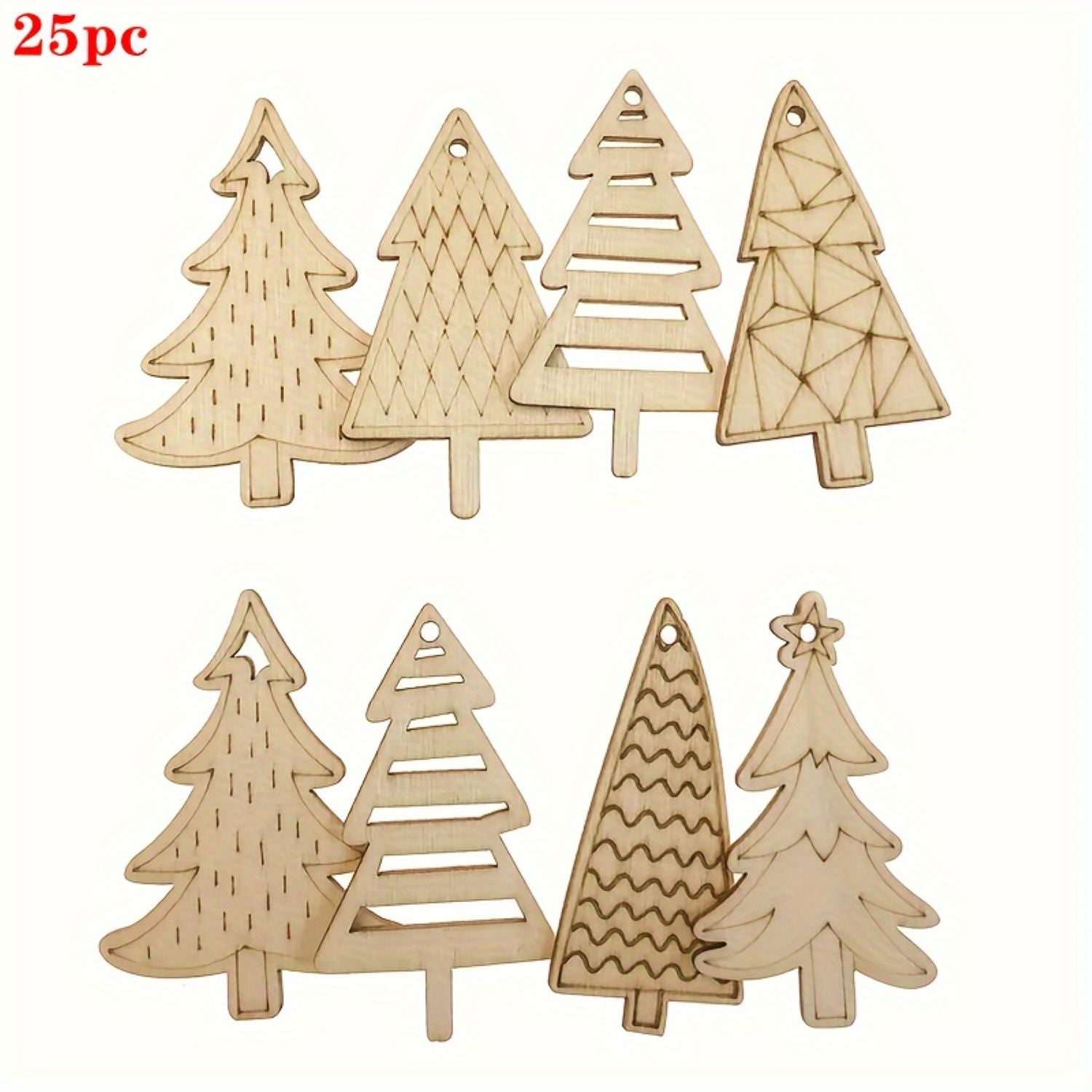 Christmas wooden decorations