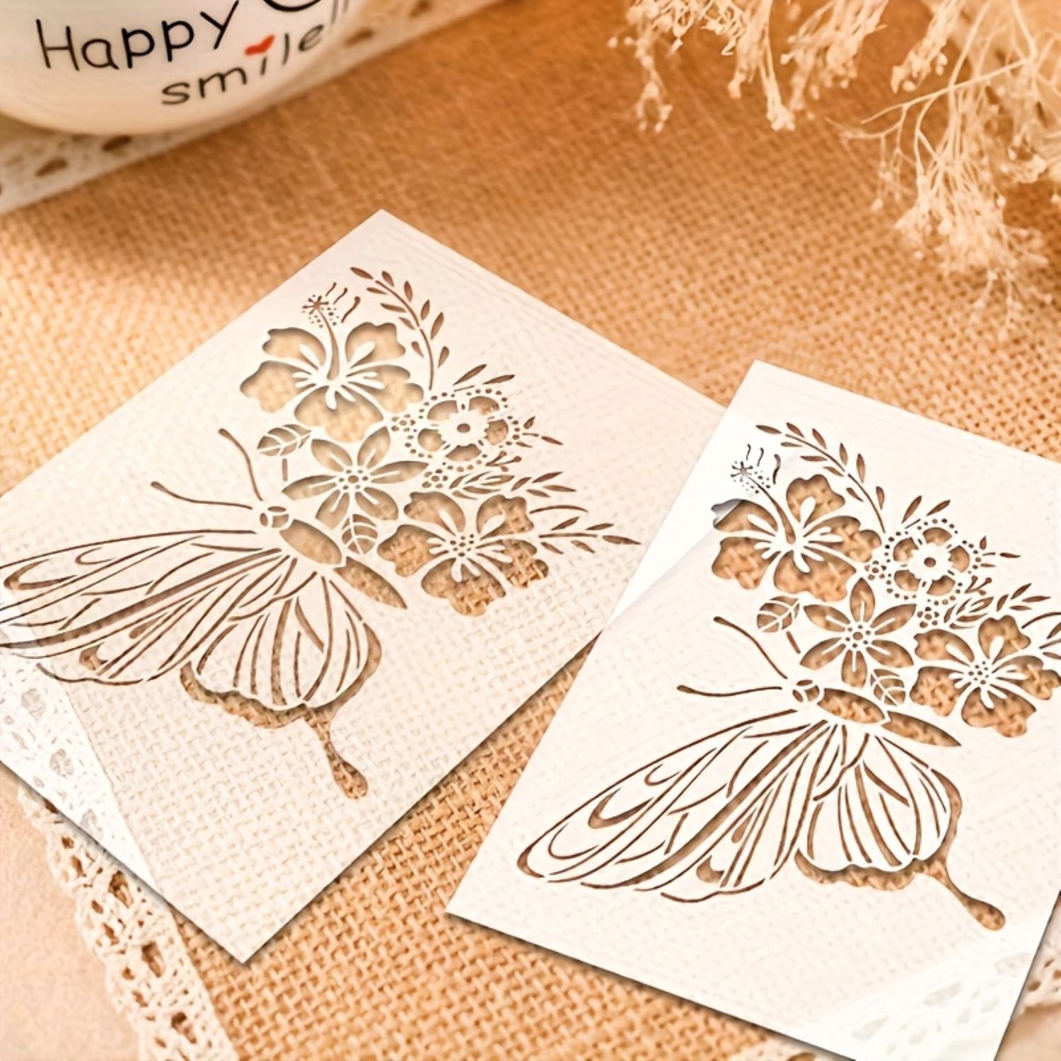 scrapbooking butterfly stencil