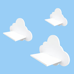 cloud floating wall shelf
