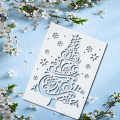 DIY Christmas stencil