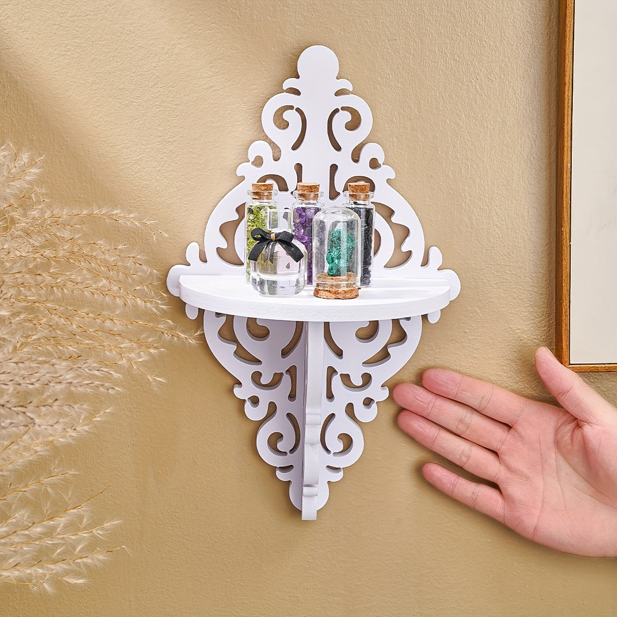bedroom display shelf
