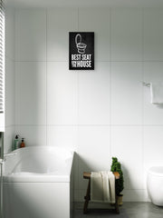 metal bathroom wall decor