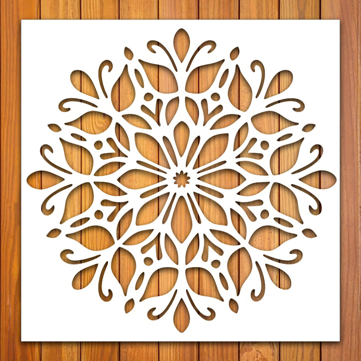 reusable mandala flower stencil for diwali decoration