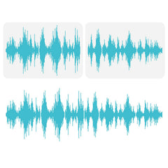 sound wave stencil