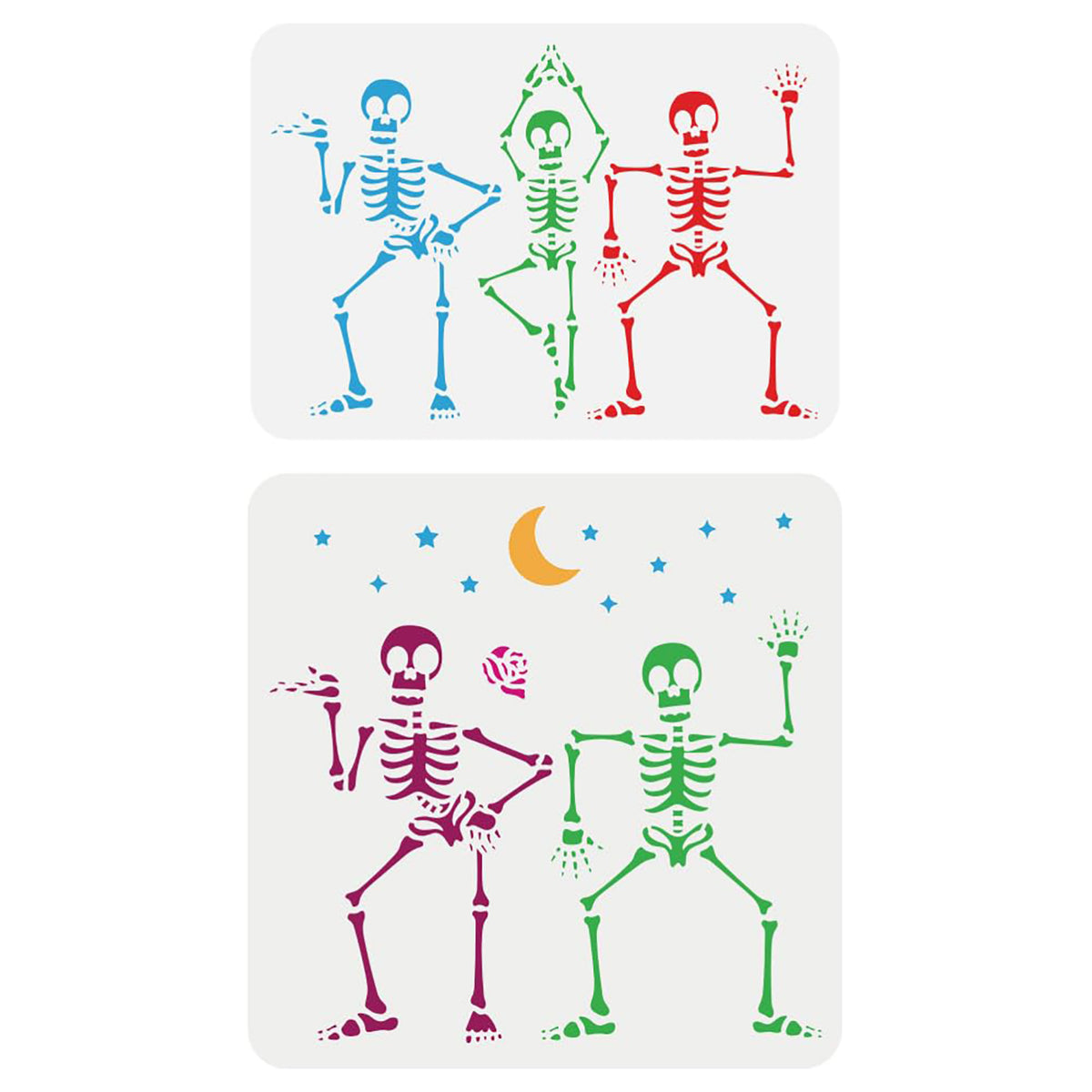 skeleton stencil