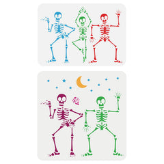 skeleton stencil