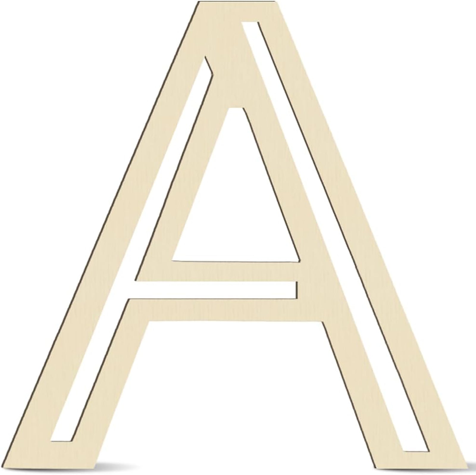 wooden letter a mdf cutout diy paintable alphabet a craft base