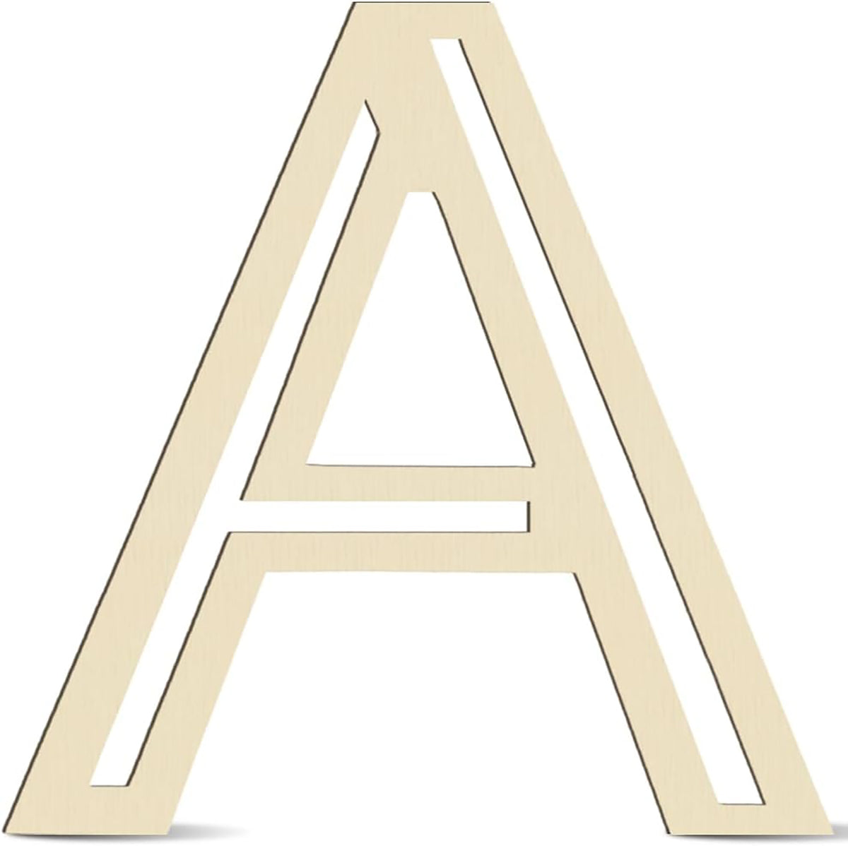 wooden letter a mdf cutout diy paintable alphabet a craft base