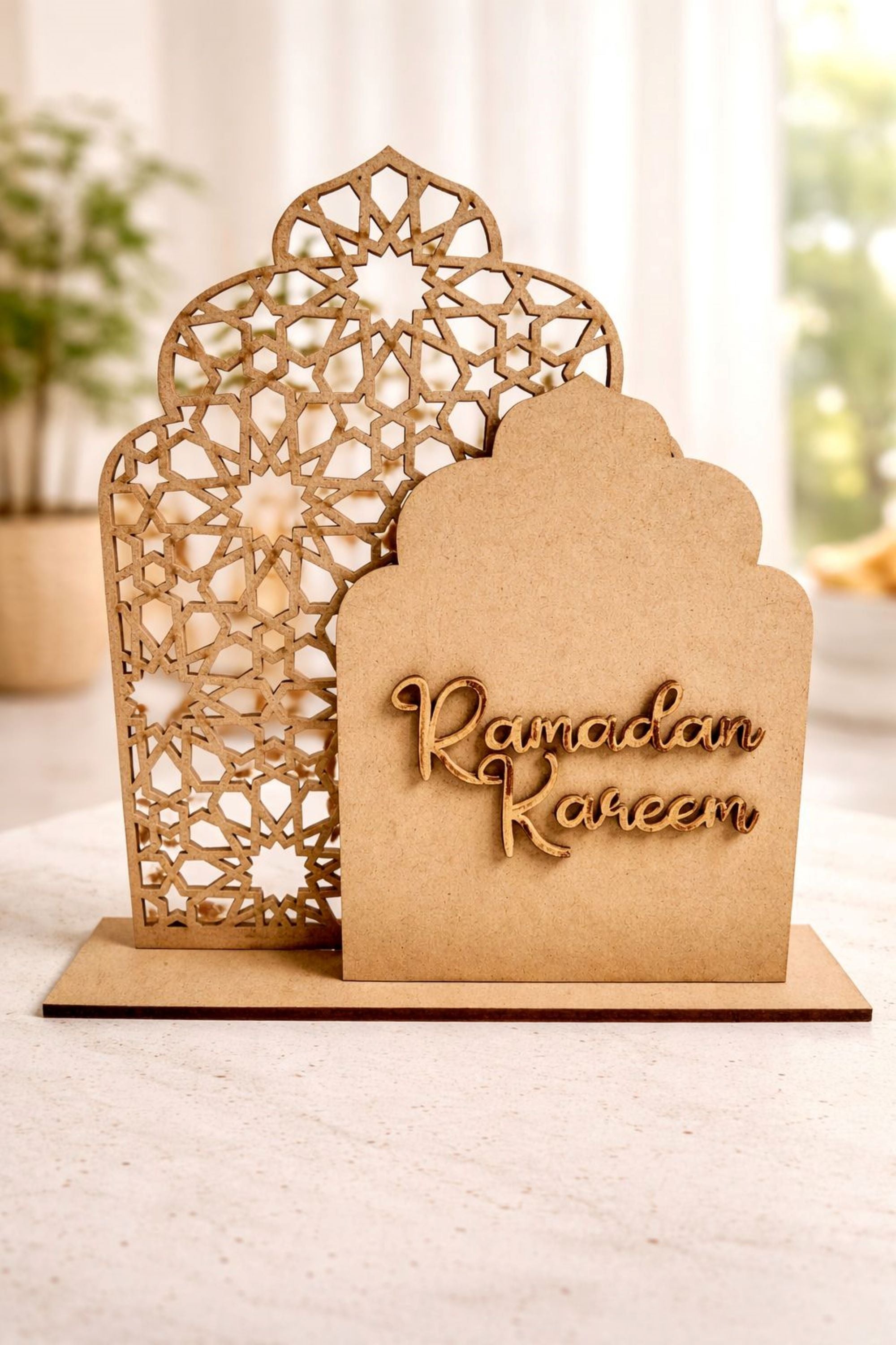 ramadan table decor mosque theme