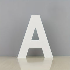 Standing Letter PVC Block for DIY Art & Craft Projects,  Pack of 1, Alphabet & Symbol Display Base – Cliths