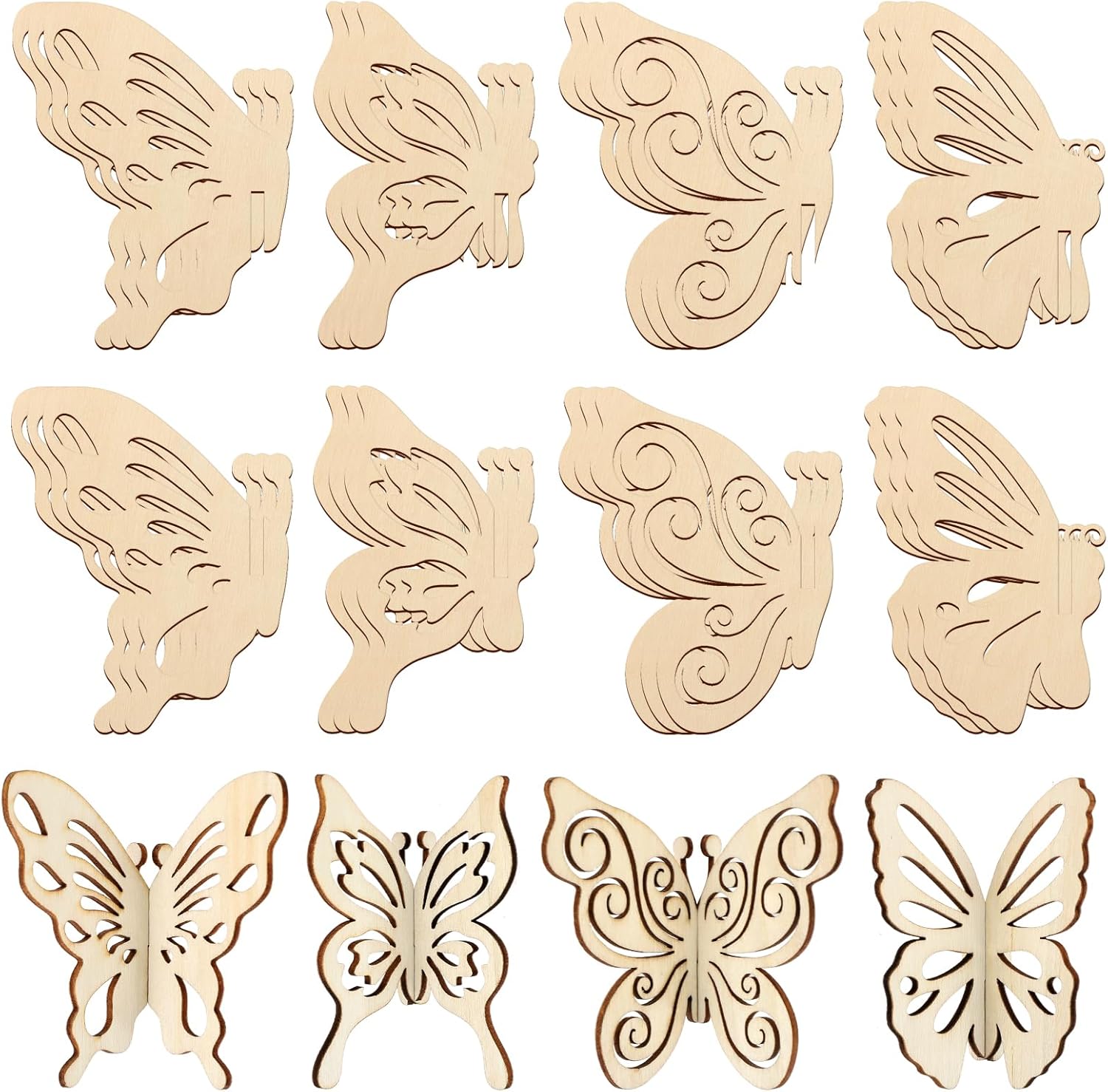 diy wooden butterfly base