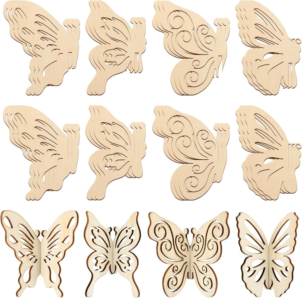 diy wooden butterfly base