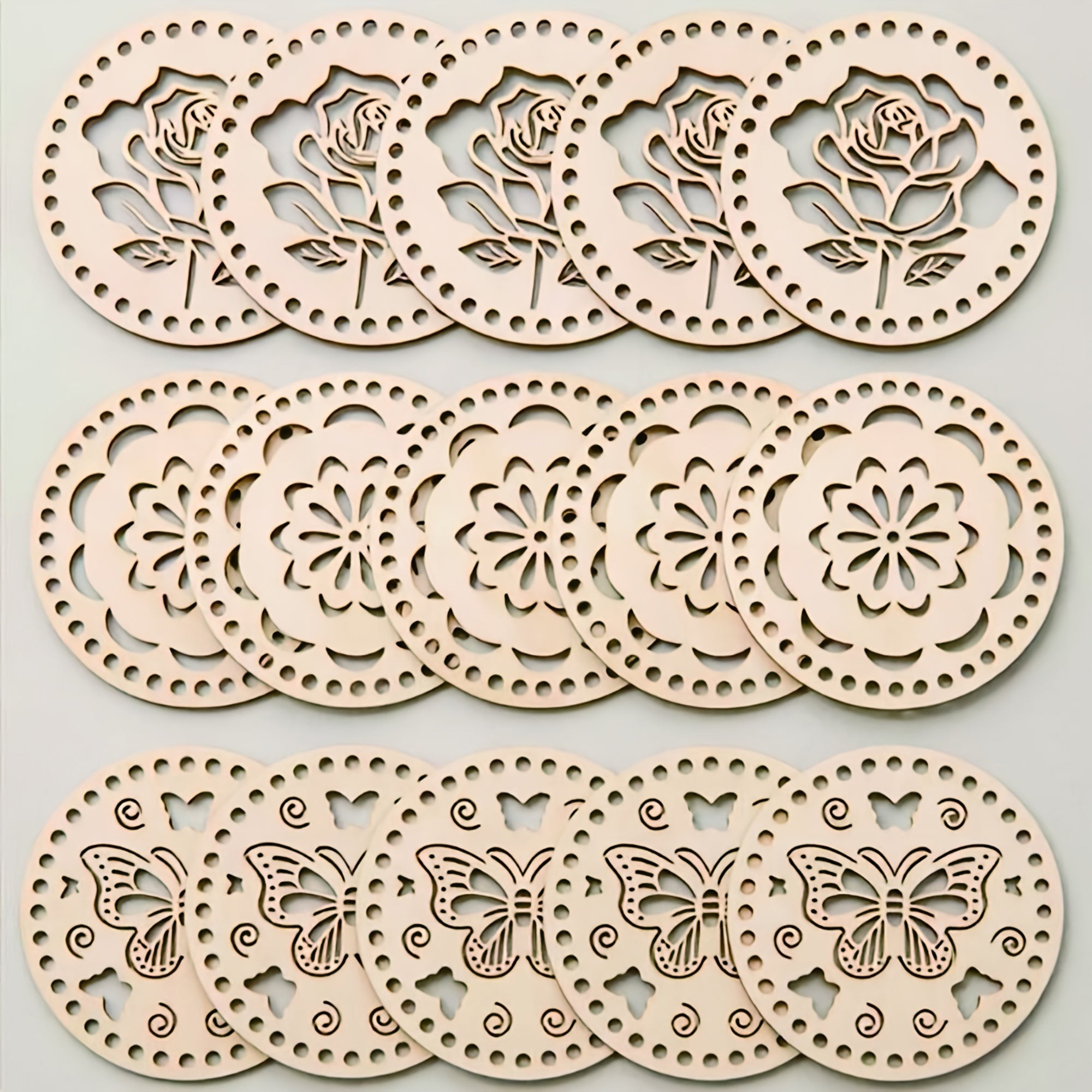 round wooden weaving boards for diwali diy art and craft