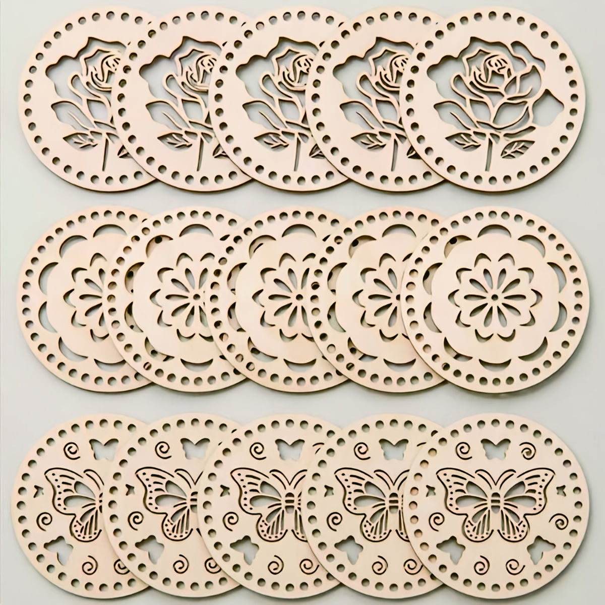 round wooden weaving boards for diwali diy art and craft
