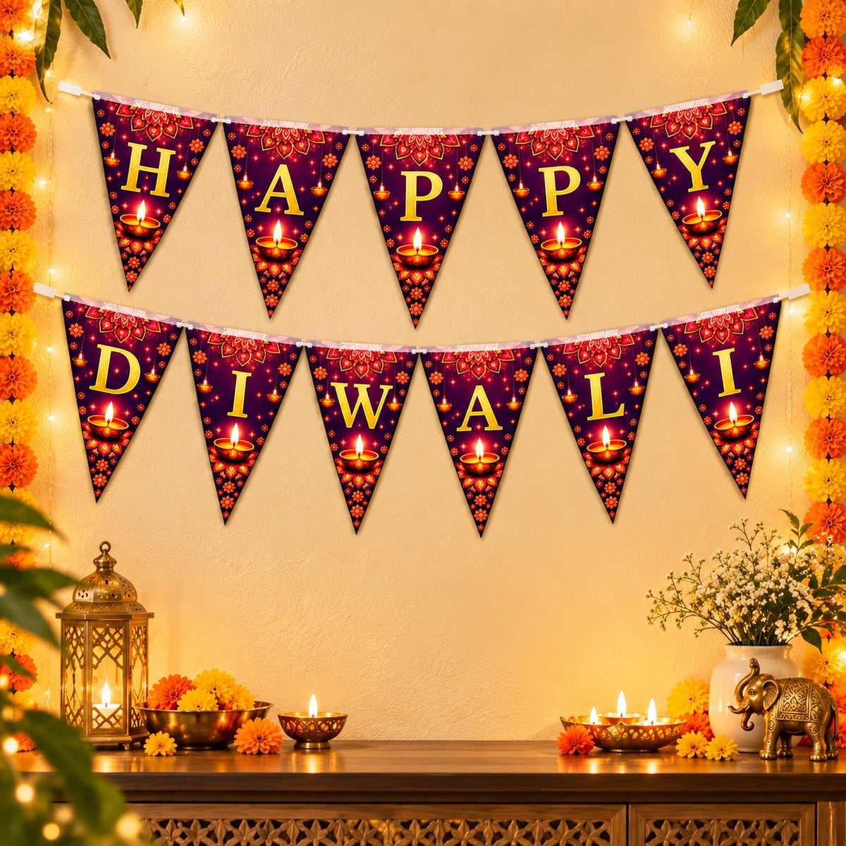 Happy Diwali banner for door decoration