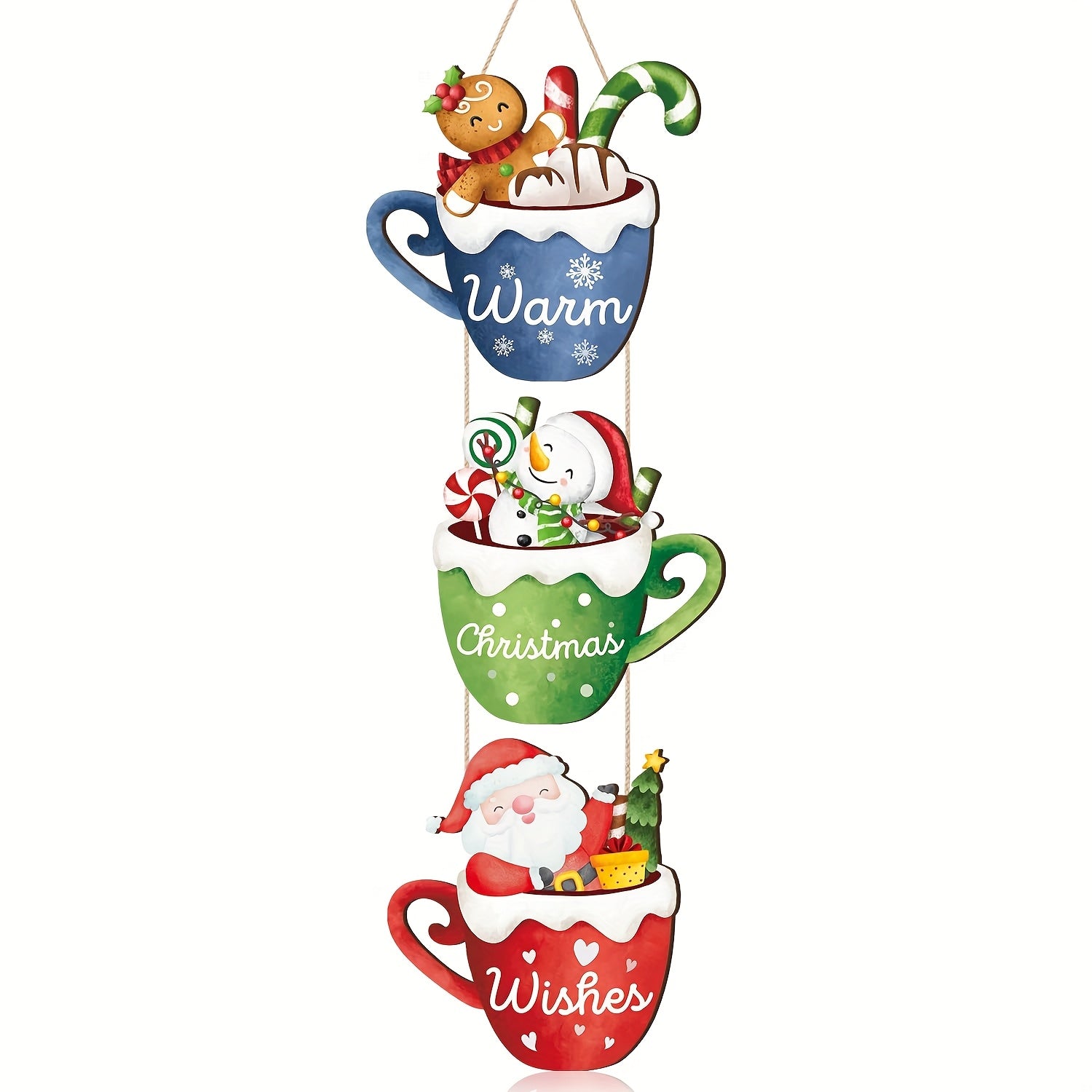 ready to hang Christmas door decor