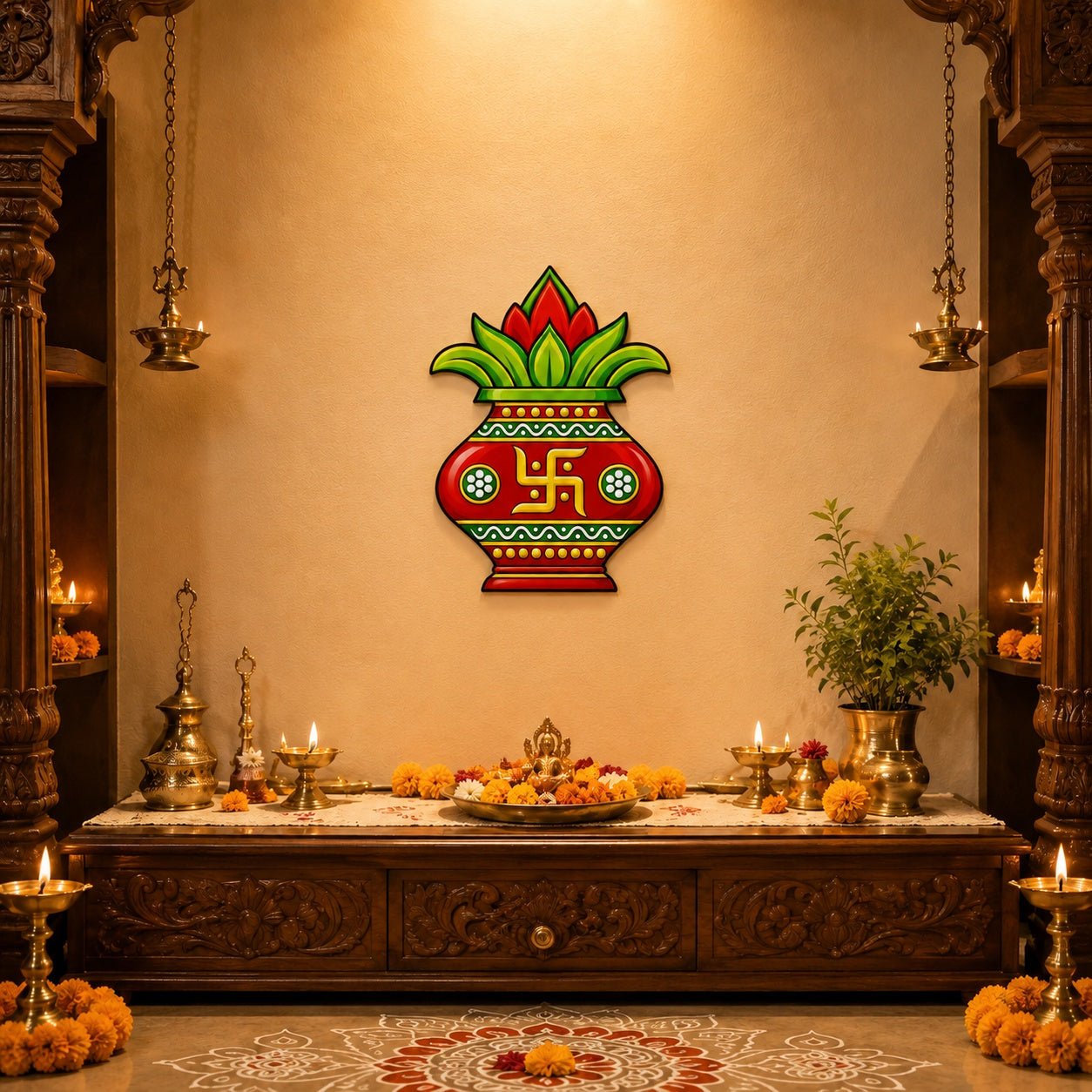 Kalash decorative hanging set