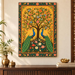 Peacock Tree of Life wall art