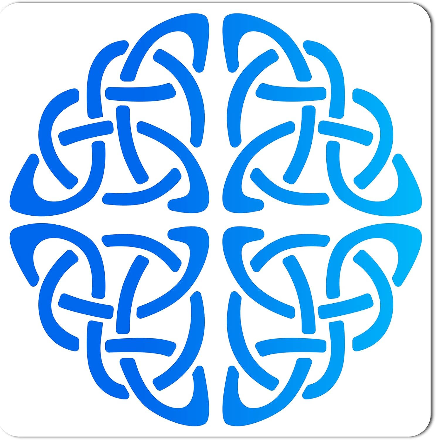 celtic triquetra stencil for painting