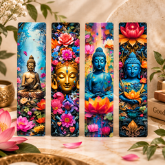 Buddha wooden bookmarks for books